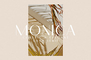 Monica - Classic & Elegant Sans, a Sans Serif Font by Mikhail Fukurou (Thumbnail 2 of 12)