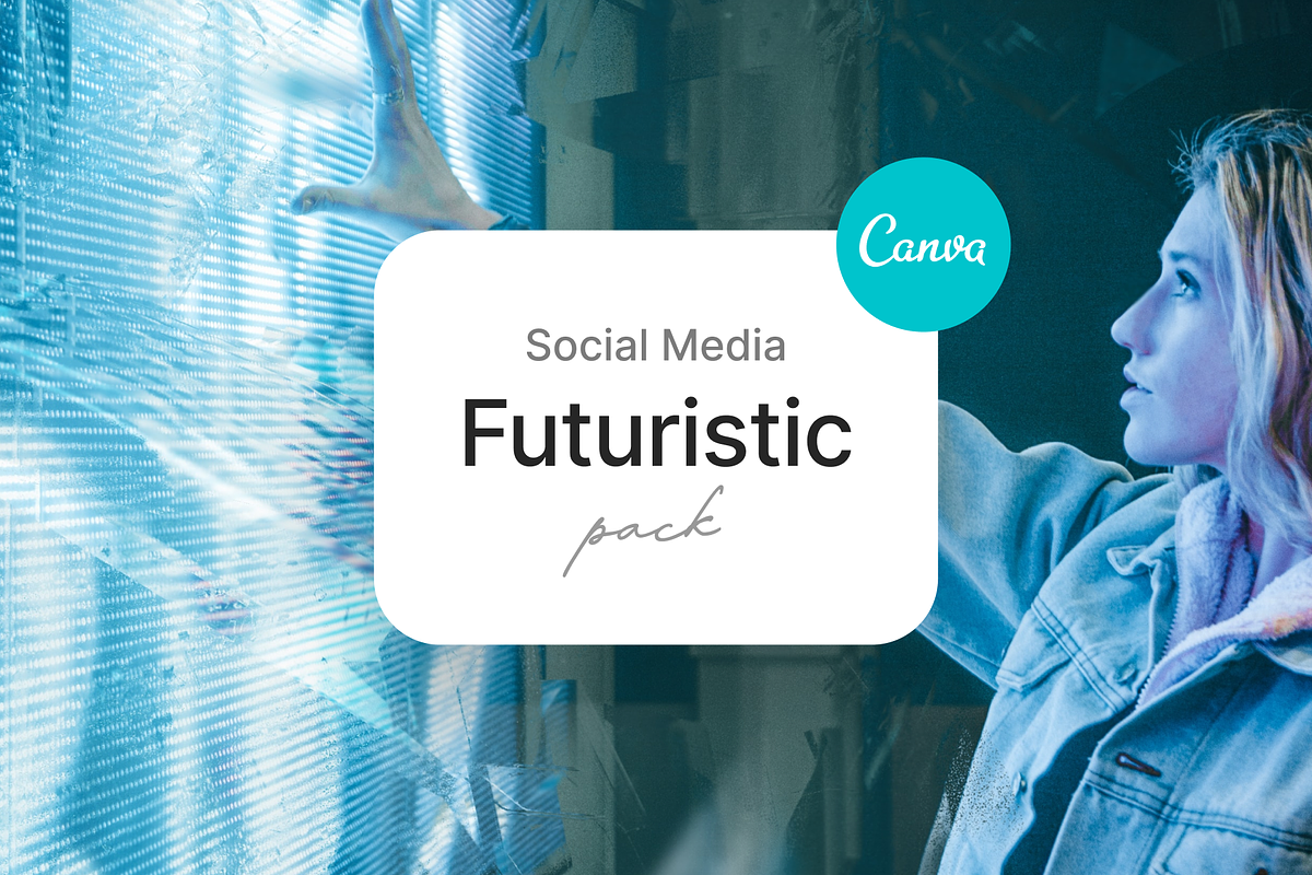 Futuristic Canva Social Media Pack, a Social Media Template by Goashape Studio (Photo 9 of 9)