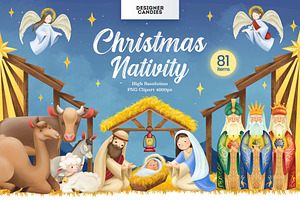 Christmas Nativity Clipart