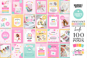 Colorful Party Instagram Templates