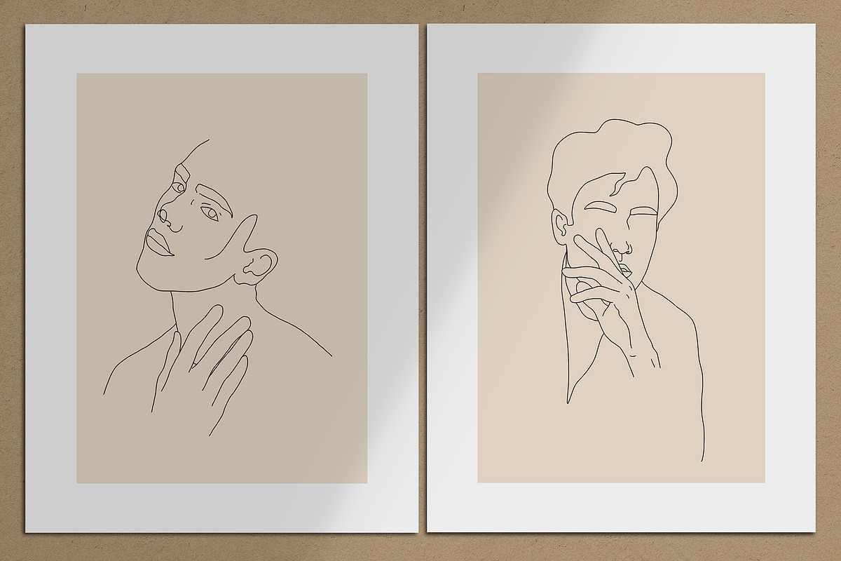 10 Boys Line Art, a Decorative Illustration by Miracles Everywhere (Photo 4 of 6)