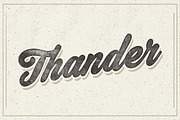 Thander, a Script Font by artimasa (Thumbnail 1 of 5)
