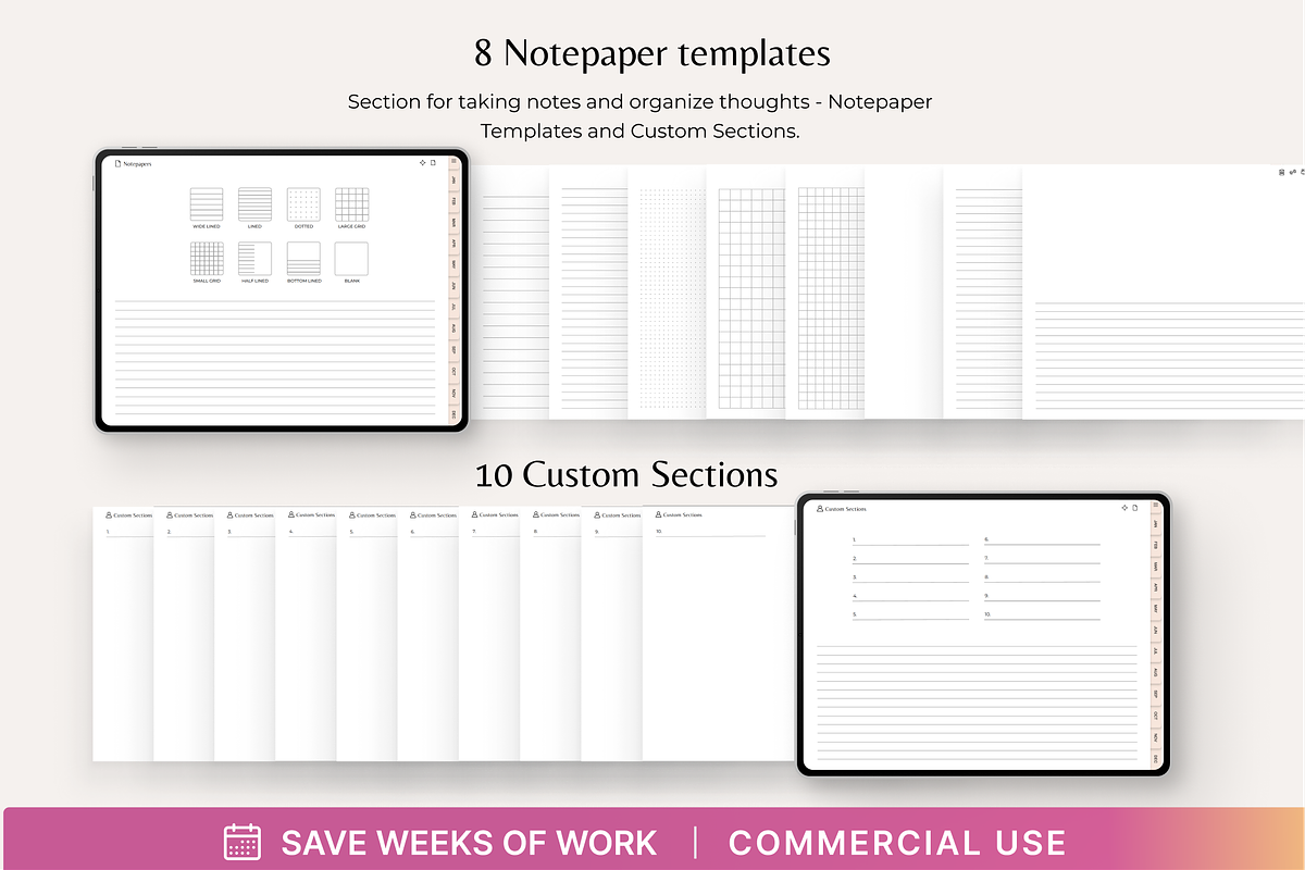 PLR Digital Planner 2025, Keynote, a Design Template by Makii Templates (Photo 10 of 10)