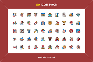 Motivation icons, an Outline Icon by Wencory