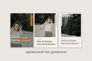 SALE | Pinterest Template Bundle Kit, a Social Media Template by molly ho studio (Thumbnail 3 of 7)