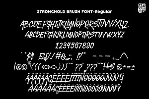 STRONGHOLD Brush Font