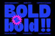 Bigre - Bold Display Sans, a Sans Serif Font by Marvadesign (Thumbnail 8 of 12)