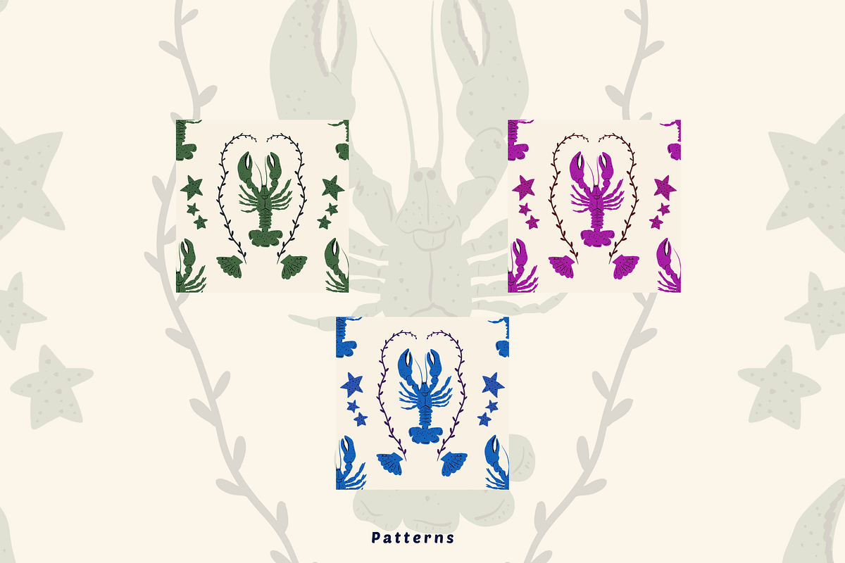Ocean World, a Pattern Graphic by AnnaEshka (Photo 2 of 2)