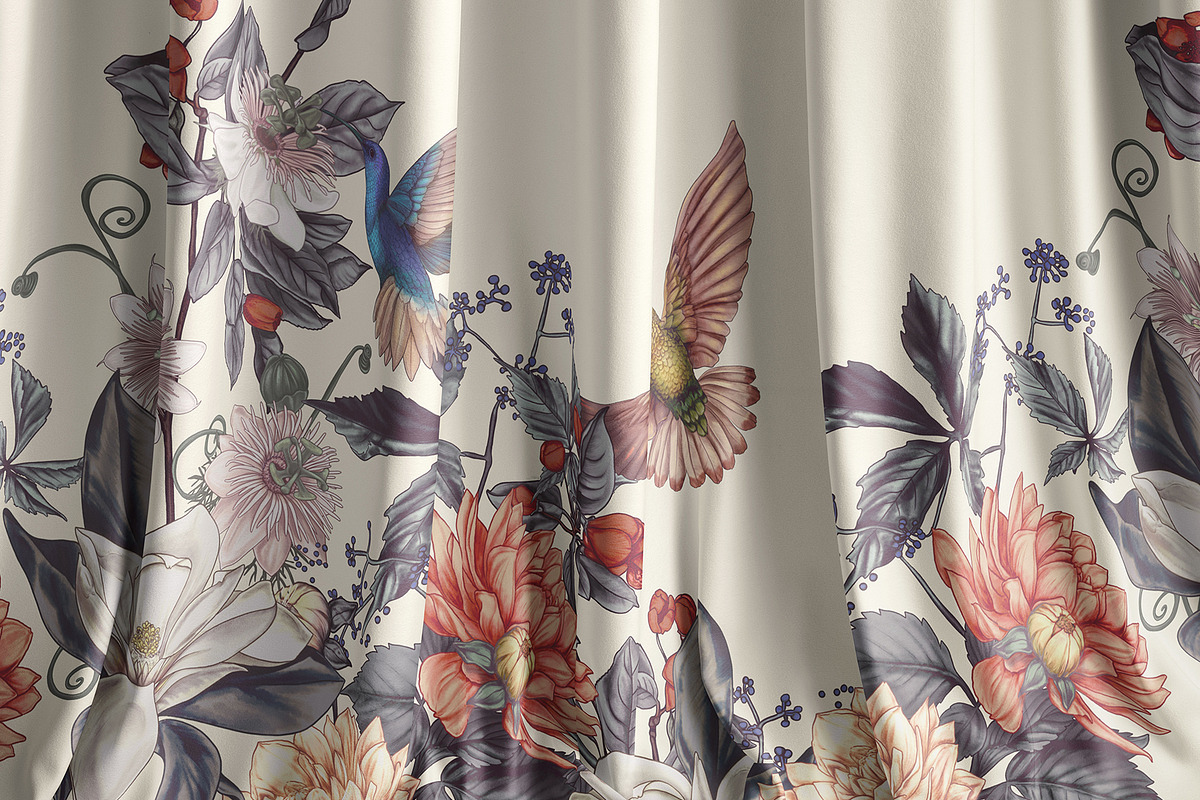 Seamless patterns Hummingbird Blooms, a Pattern Graphic by Yana Dobrik (Photo 13 of 14)