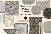 VINTAGE LIBRARY Textile, Lace, Paper, an Object Graphic by Lana Elanor (Thumbnail 9 of 14)