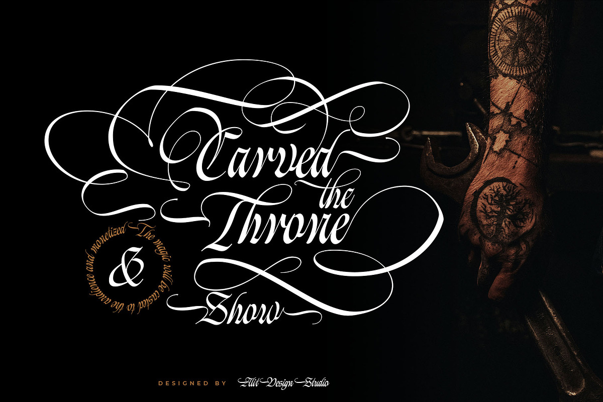Grand Milky Typeface, a Blackletter Font by alit design (Photo 18 of 20)