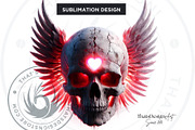 Valentines day Skulls clipart Set, a Seasonal Illustration by ThatsDesignArt (Thumbnail 4 of 10)