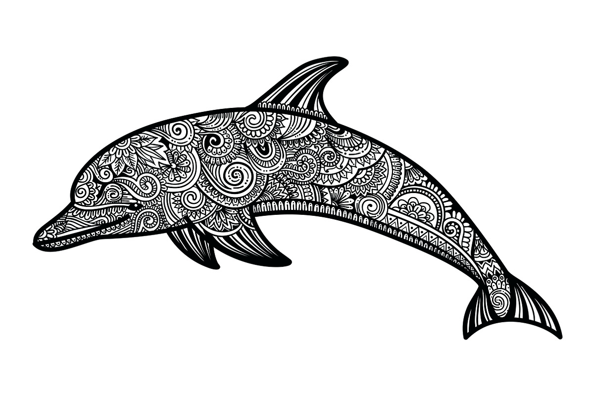 Animals in zentangle doodle style, an Illustration by Tierre3012 (Photo 8 of 23)
