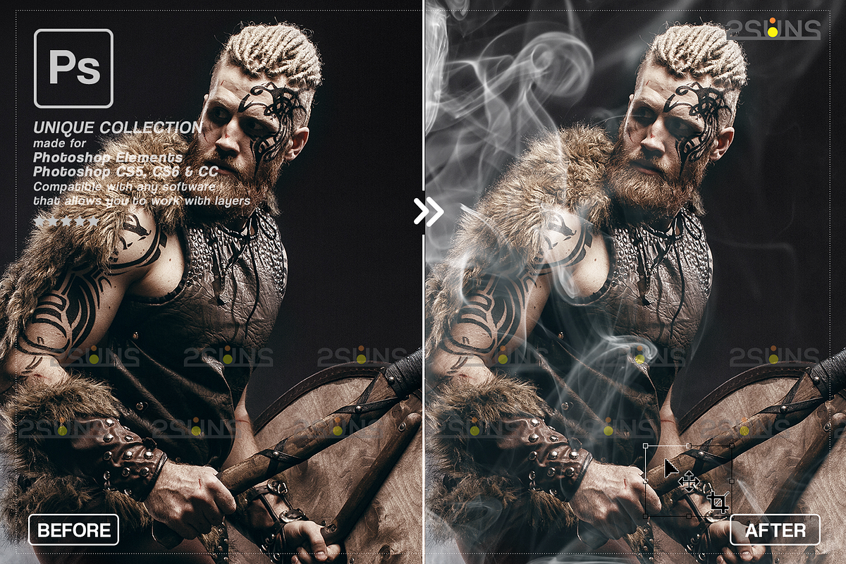 White smoke photo overlay, Fog, an Object Graphic by 2SUNS (Photo 5 of 9)
