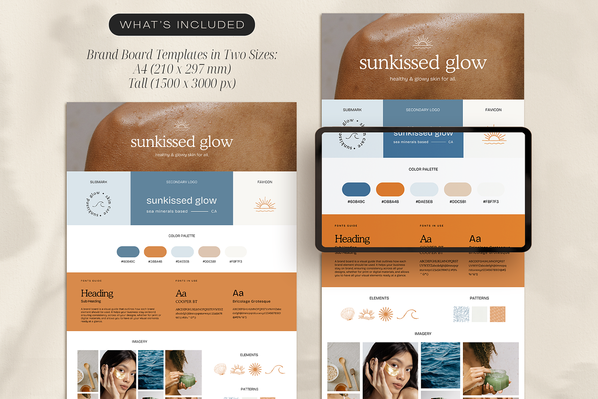 Skincare Brand Board, a Branding & Logo Template by Creatif Foundry (Photo 3 of 6)