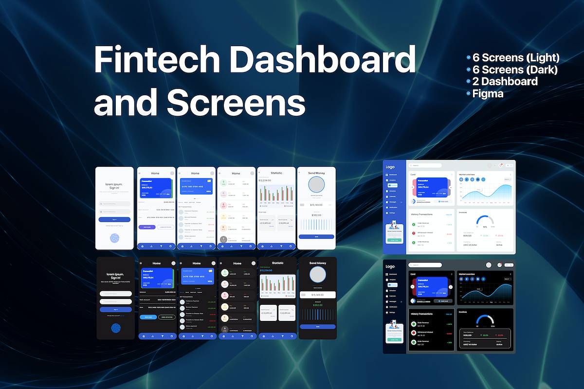 Cryptocurrency Trading App Dashboard, an UI Kit Template by Simona Meleca (Photo 1 of 4)