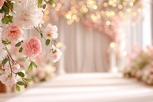 Romantic wedding ceremony venue, a Background Photo by MistyDay