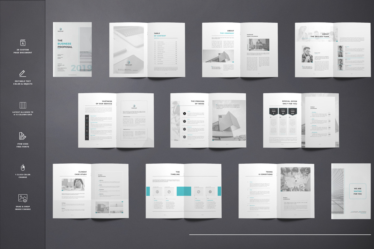 Proposal, a Brochure Template by ThemeDevisers (Photo 6 of 6)