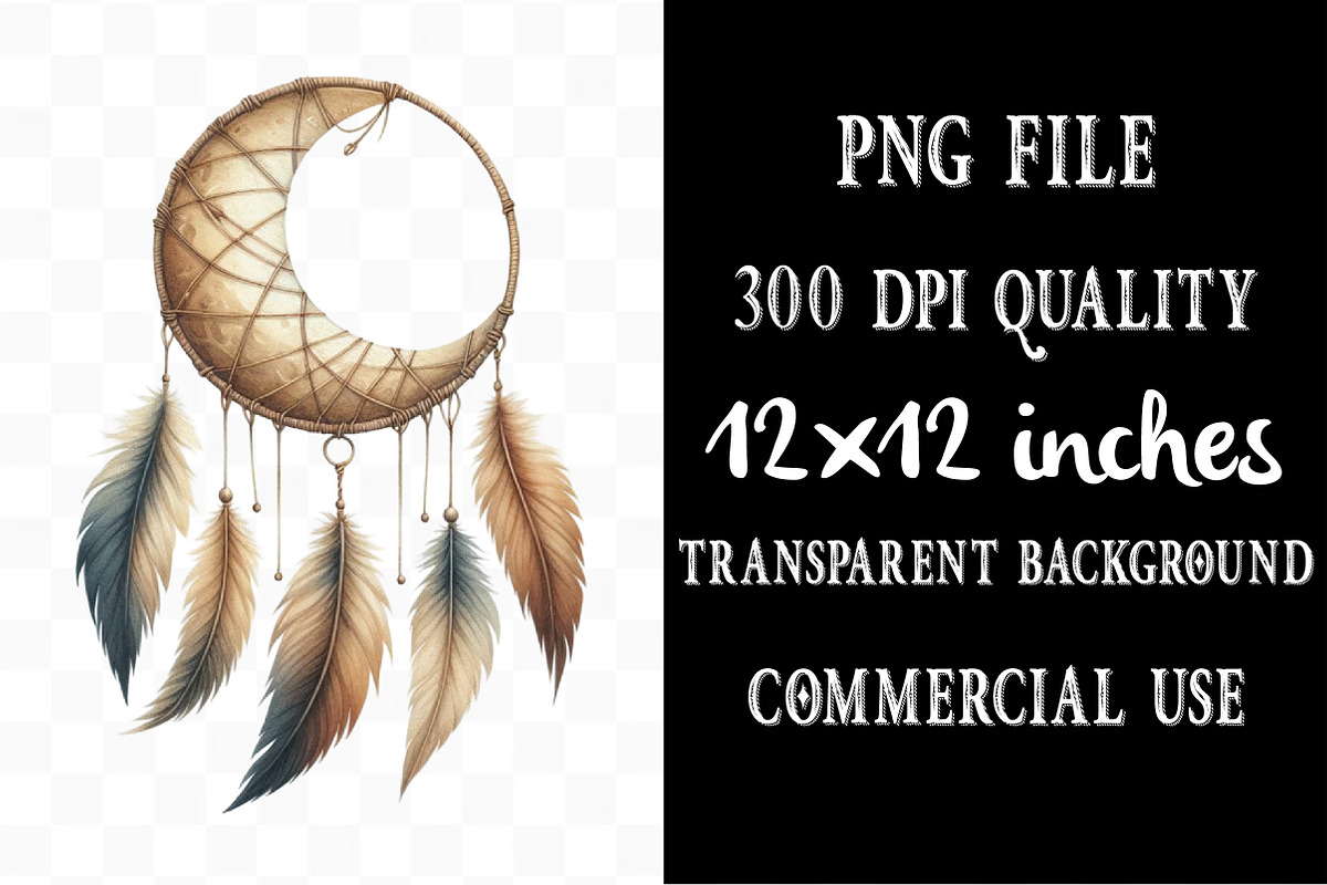 Watercolor Rustic Boho Clipart, an Illustration by Designking (Photo 4 of 4)