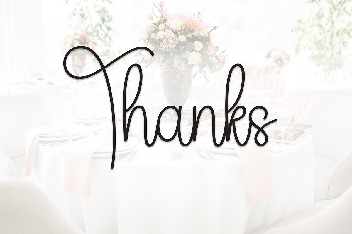 Wedding | Script Font, a Handwritten Font by Scratchones (Photo 8 of 8)