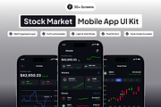 Stokie - Stock Market App UI Kit, an UI Kit Template by Moni Studio (Thumbnail 1 of 4)