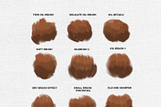 VINTAGE OIL. Procreate brushes, a Brush Add-On by Spark Studio Brushes (Thumbnail 5 of 7)