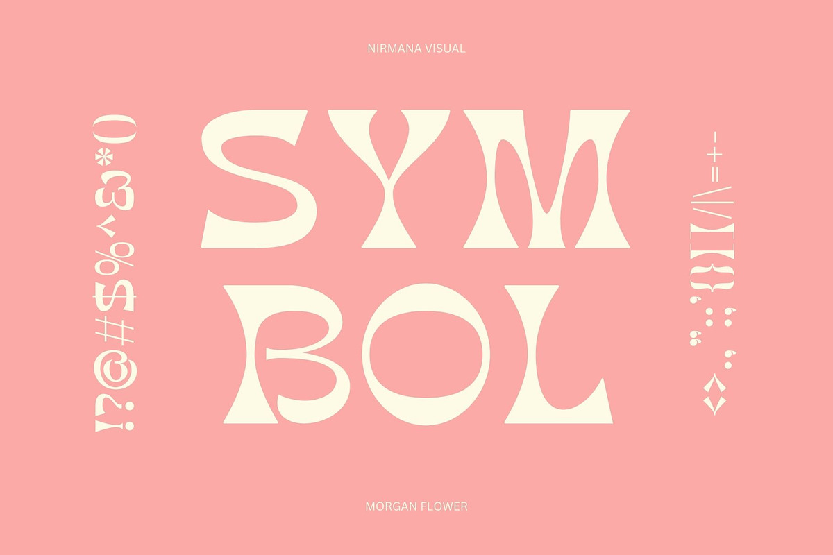 Morgan Flower - Retro Psychedelic, a Font by Nirmana Visual (Photo 9 of 11)