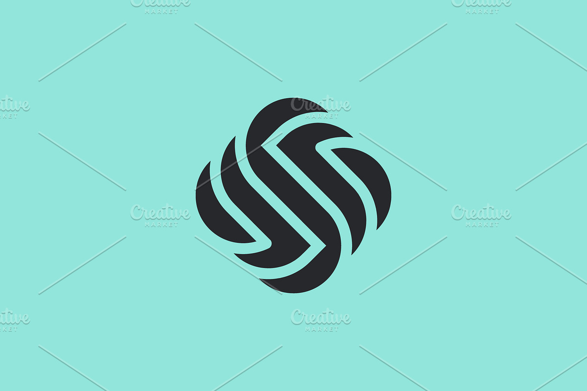 abstract letter S swirl logo, a Branding & Logo Template by Rasagama Studio