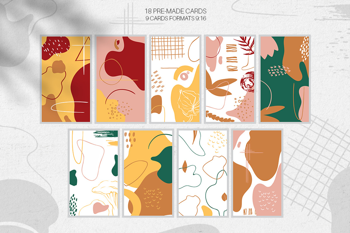 Abstract set. Autumn collection!, an Object Graphic by Ivanna-Ivashka (Photo 8 of 11)