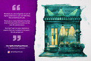 Wicked Watercolour Brushes, a Brush Add-On by Green Room Media (Thumbnail 7 of 23)