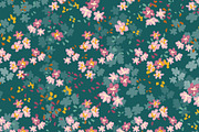 Misty Meadow Floral Seamless Repeat, a Pattern Graphic by Sharon Schwalbe (Thumbnail 3 of 7)
