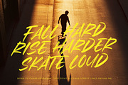 Broken Khemory Display Brush Font, a Script Font by Letterena Studios Script (Thumbnail 2 of 15)