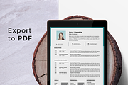 Vol.63 Resume & CV Template, a Resume Template by Hito Graphic (Thumbnail 7 of 8)