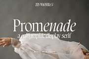 Promenade | A Calligraphic Serif, a Serif Font by Jen Wagner Co (Thumbnail 1 of 13)