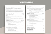 ATS Resume Template | CV Template, a Resume Template by aivos (Thumbnail 4 of 6)
