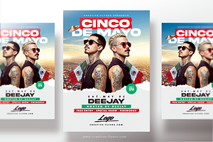 Cinco de Mayo Flyer Template, a Flyer Template by Rome B Creation