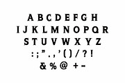 Black Sword, a Font by Fourteen Letter (Thumbnail 6 of 6)