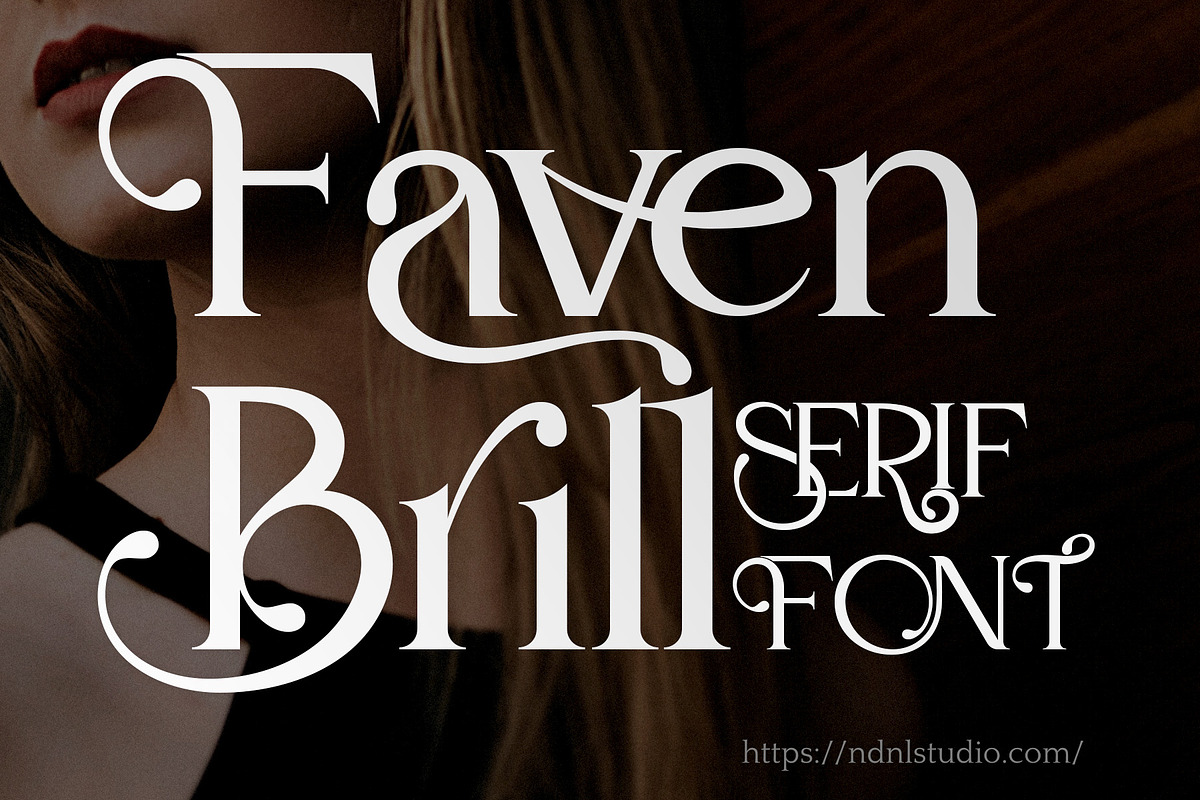 Faven Brill – Serif Font, a Serif Font by NDNL Studio (Photo 1 of 11)
