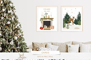 White Beige Boho Christmas, a Decorative Illustration by Cozy pattern shop (Thumbnail 3 of 12)