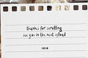Camera Roll Casual Font, a Handwritten Font by Mneme (Thumbnail 7 of 7)