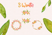 Tropical Floral Watercolor, an Illustration by By Kerri Ann (Thumbnail 4 of 9)