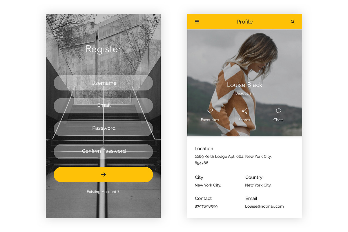 Directory - Search Listing Figma App, an UI Kit Template by themelove (Photo 5 of 9)