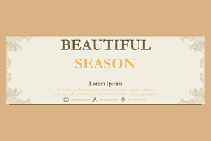 Abstract Floral Banner Template, a Marketing Template by sekitarief
