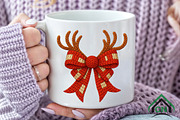 Faux Crochet Christmas Coquette Bow, an Illustration by Craft Nest (Thumbnail 6 of 7)