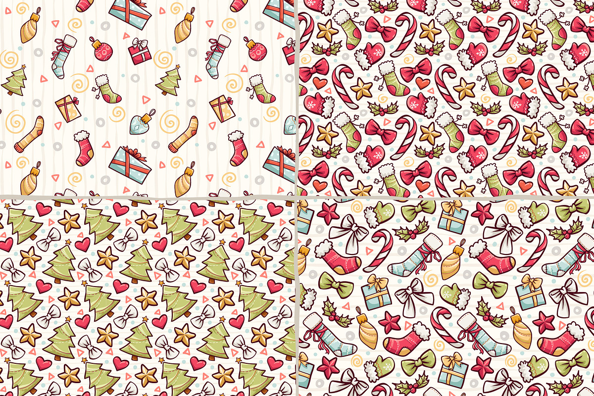 Christmas patterns set preview 2
