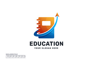 Book Education Colorful Logo, a Branding & Logo Template by yuanesei