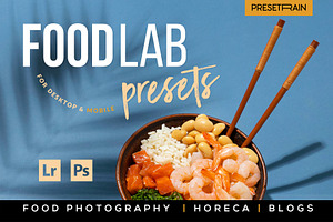 FoodLab - 12 Food Lightroom Presets