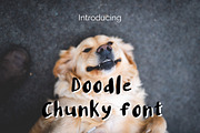 Doodle Chunky Font, a Script Font by Nuchylee Photo (Thumbnail 1 of 7)