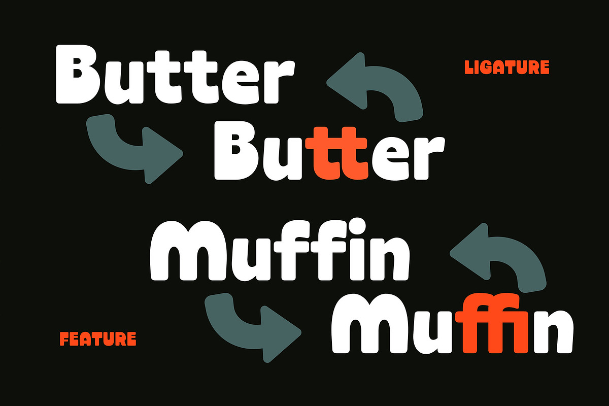 Oven Bake – Bold Retro Display Font, a Font by Versetype (Photo 4 of 15)