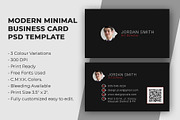 Modern Minimal Business Card, a Business Card Template by Saman Osama (Thumbnail 3 of 4)
